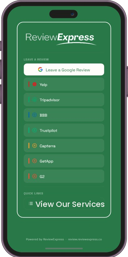 Your Branded Review Page